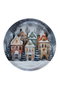 Hermia Juego de Servir Pasteles de Porcelana, 6 Piezas, Multicolor